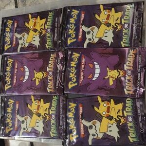 Pokemon 2022-23 Halloween Edition Sealed Packs (6)